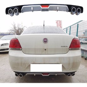 Resim Fiat Linea Difüzör Arka Tampon Eki 4 Egzoz Çıkışlı 