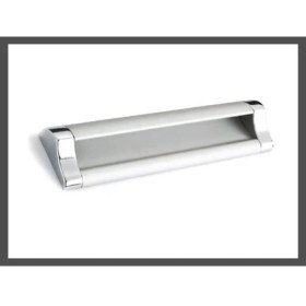 Resim Reis Kulp Elegance Alümiyum Metal Krom Kaplamalı Dolap ve Çekmece Kulpları 