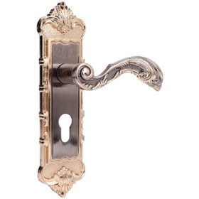 Resim Shineyee Eski Stile Mangan Çelik Ev Kapısı Kilitleri, Anti-kaçırma, Kaymaz Tutamak, Ev Ofis Otel Odaları İçin Güvenli Mekanizma 