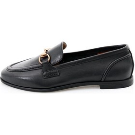 Resim Siyah Deri Loafer 34306-Siyah 