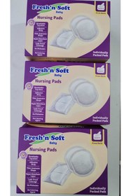 Resim FRESHNSOFT Göğüs Pedi 30x3 = 90 Adet (Tekli Hijyenik Paketler) 