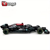 Resim Burago 1:43 Ölçekli F1 2021 Mercedes W12 #44 & #77 Formula 1 Araba Modeli - Detaylı Metal Minyatür Sanat Koleksiyonu, Hava Koşullarına Dayanıklı, İtme Eylemi, Erkek Çocuklar & Koleksiyoncular İçin Mükemmel Hediye, Sevimli Araba Dekoru, Burago 