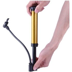 Resim Bisiklet Pompası Bisiklet El Hava Pompası Lastik Top Şişirme Iğne Hediye 