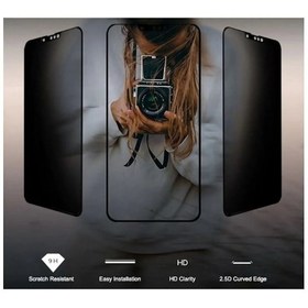Resim Alstrap Apple Iphone 6s Plus Siyah Mat Hayalet Ekran Kırılmaz Cam Seramik Ekran Koruyucu Film 