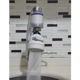 Resim Ozcmax Filtreli Kireç Önleyici 360 Derece Dönen Hareketli Musluk Başlığı - 3 Fonksiyonlu - Krem 