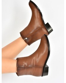 Resim Fox Shoes Taba Alçak Topuklu Günlük Kadın Bot L252681209 Taba 