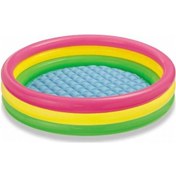 Resim Intex 3 Boğumlu Sunset Bebek Havuzu -58924 Çok Renkli 