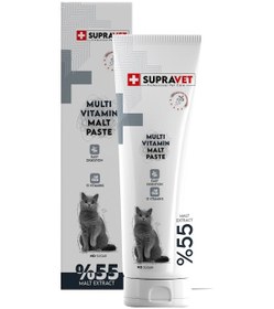Resim Supravet Kediler İçin Taurinli Multi Vitamin Kedi Macunu 100 G 