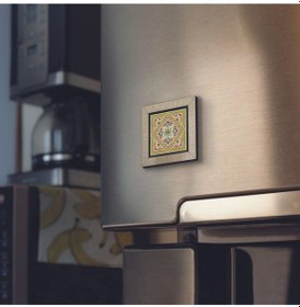 Resim İtalyan Deseni Baskılı Mdf Magnet 7x7 285 