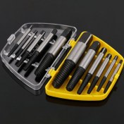 Resim 5/6pcs Steel Durable Screw Extractor Drill Bits - Easily Remove Damaged Bolts & Broken Screws! 