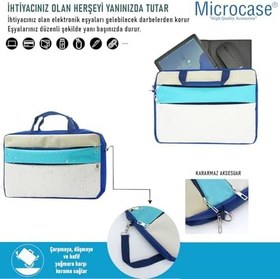 Resim Microcase Apple iPad Air 11 M3 (2025) ile uyumlu Tablet Çanta+Bluetooth Klavye+Mouse+Tablet Standı Siyah-AL4840 