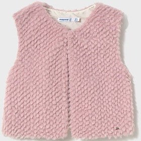 Resim Mayoral Kışlık Kız Bebek Kürklü Yelek Pembe - Pembe / 12 Ay 