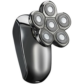 Resim Springsun Erkekler İçin 6 Bıçaklı Su Geçirmez Şarjlı Elektrikli Tıraş Makinesi - Tam Yıkanabilir Çok Fonksiyonlu Lcd Set 