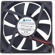 Resim Arduino 80x80x15mm 24v 0.13a 2p Xmer Fan 