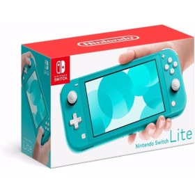 Resim Nintendo Switch Lite Turkuaz Oyun Konsolu 