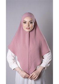Resim Hürrem Bone Gül Kurusu Pratik Hazır Geçmeli Tesettür Eşarp Aerobin Kumaş Düz Hijab 2309 18 