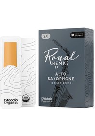 Resim D'addario Rhkp10asx200 Frederick Hemke Alto Saksafon Kamışı No: 2.0 Profesyonel - 10'lu Paket Kısa Vamp, Fransız Kesim Ve Koyu/zengin Tını 