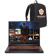 Resim ACER Nitro V16 R7-8845HS 24GB 1TB SSD RTX4060/8GB 85W 16'' 165Hz WUXGA FDOS & PER4 ÇANTA 