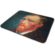 Resim WuW Van Gogh Otoportre Dikdörtgen Kaymaz Taban Mouse Pad 