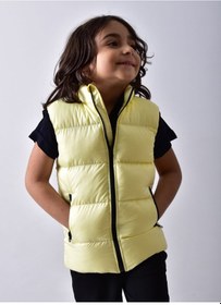 Resim Erkek Çocuk Mat Sarı Şişme Yelek 