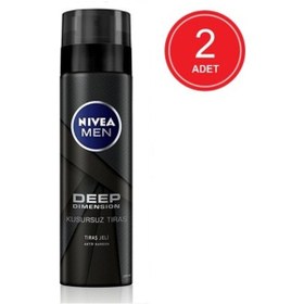 Resim Nivea Men Deep Dimension Kusursuz Tıraş Jeli 2 x 200 ML 