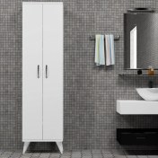 Resim Tanmob 2 Kapılı 49CM Çok Amaçlı Dolap Beyaz - BDL0101 