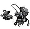 Resim Merkür Bebe Onyx 2'si 1 Arada Oto Koltuğu Bebek Arabası Gri 