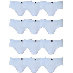 Resim Tutku Iç Giyim Erkek Çocuk Pamuklu Slip Külot 12 Li Paket 