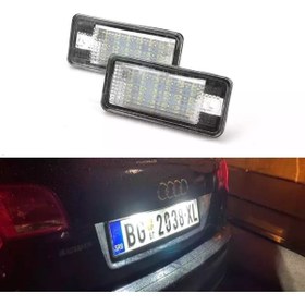 Resim YıldızTuning Audi A4 B6 Led Plaka Aydınlatma Lambası Takımı 2001-2005 