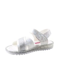 Resim Arzen 4012 Simli Çapraz Bantlı Kız Çocuk Bebe Sandalet Ayakkabı 001 