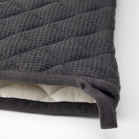 Resim IKEA Fırın Eldiveni Siyah 33 Cm MeridyenDukkan Keçeli Polyester Sağ-Sol El Uyumlu Eldiven Tekli 