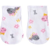 Resim Sevi Bebe Premature Eldiven 531 Beyaz - Pembe 