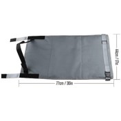 Resim Novahub Çocuk Uçak Koltuğu Genişletici 79x44cm Taşınabilir Seyahat Koltuğu Minderi Gri Diğer 