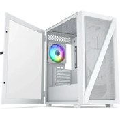 Resim Vetroo M03 Micro Atx Mini Itx Kompakt Oyun Bilgisayarı Kasası M05 White 