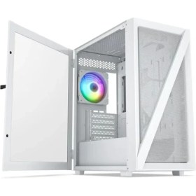 Resim Vetroo M03 Micro Atx Mini Itx Kompakt Oyun Bilgisayarı Kasası M05 White 