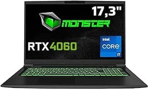 Resim Monster Tulpar T7 V20.6.1 Intel Core i7 13700H 16 GB RAM 1 TB SSD 8 GB RTX 4060 Windows 11 17,3" FHD 144 Hz Oyun Bilgisayarı 