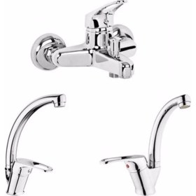 Resim New Dante Batarya Seti 3'lü New Dante Mutfak-Lavabo-Banyo 
