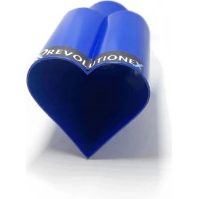 Resim RevolutionEx Mavi Kalpli Egzoz Ucu Blue Kalp Egzoz Başlığı Kalp Şeklinde Ekzoz Ucu Egsoz Kafası Mai Renkli 