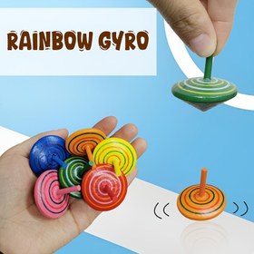Resim Jiroskopik Dönen Oyuncaklar, Ahşap Renkli Toplar, Gökkuşağı Dönen Toplar, Yaratıcı Hediyeler, Doğum Günleri için Hediyeler, Okul Ödülleri, Paskalya Hediyeleri, Eğlenceli Tatil Hediyeleri, Parti Hediyelikleri, Parti Malzemeleri. 