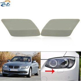 Resim Sol Ve Sağ Ön Far Far Yıkama Memesi Kapağı Kapağı Bmw 3 Serisi Coupe E92 E93 Lcı M Sport 2010-2013 61677253393 61677253394 
