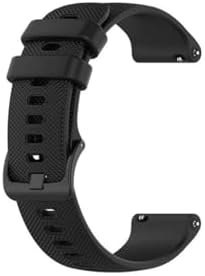 Resim Gpack Zeblaze Ares 3 Pro ile Uyumlu Silikon Kordon, Benekli Kancalı, Siyah 