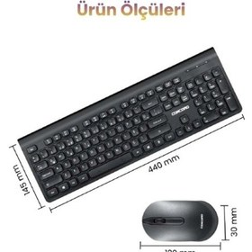 Resim Multimedya Q Klavye Ve Mouse Seti Renkli 