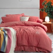 Resim Sarev Mood Comfort Candy Çift Kişilik Nevresim Takımı Pembe 200x220cm 