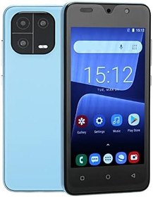 Resim 5 İnç Akıllı Telefon, 8MP Arka Kamera Yüz Tanıma Cep Telefonu 3 Kart Yuvası İş Için 5 İnç HD Ekran (AB Fişi) 