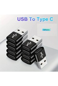 Resim 10 Adet Yeni Nesil Başlık Aparatı Apple Uyumlu Android Üniversal Çevirici Type-c To Usb Dönüştürücü Otg 
