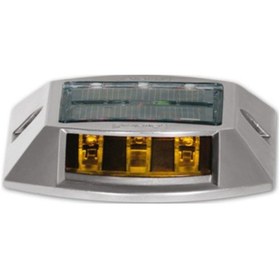 Resim Solar Yol Işaretleme Butonu-yol Butonu Işıklı Ledli Alüminyum Gövde 