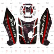 Resim Redline Grafik Bajaj Dominar Tank Pad Set Kırmızı-siyah 