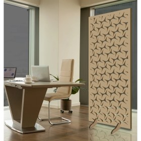 Resim Liar Ahşap Seperatör (Paravan) - KSP-197 - (10 mm) - (69 cm x 139 cm) - (Ham) 