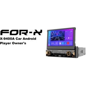 Resim For-X X-9400A V3 Yeni Serii 7 Inc 2RAM-32HAFIZA Android Indash Bt USB Aux Oto Teyp 