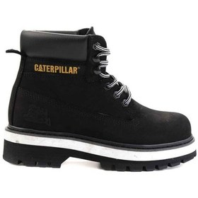 Resim Bambi Black Nubuk Hakiki Deri Kadın Bot & Bootie Cat0111119501 001 